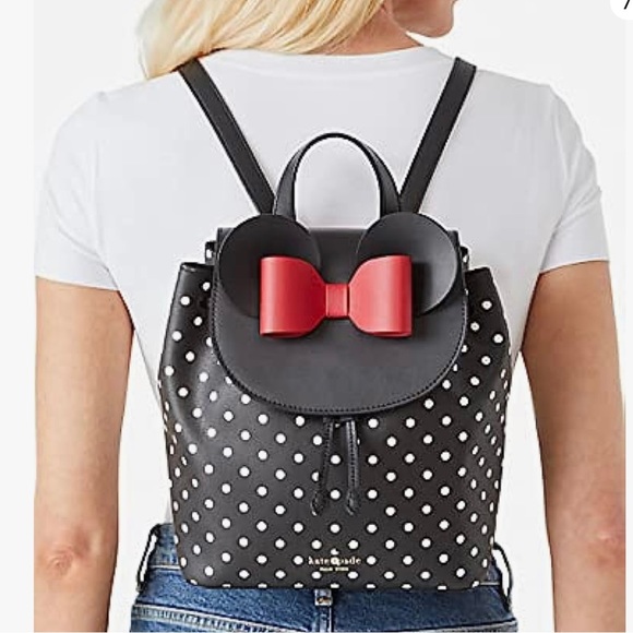Disney X Kate Spade New York Minnie Mouse Backpack - NWT - Picture 7 of 10